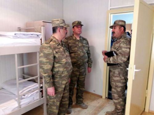 Zakir Həsənov yeni hərbi hissəsinin açılışında - FOTOLAR