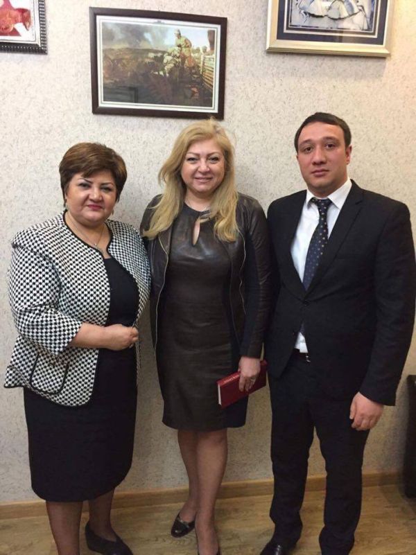 Moldovanın sabiq ombudsmanı Aurelia Qriqoriuya Tənzilə Rüstəmxanlı ilə görüşdü
