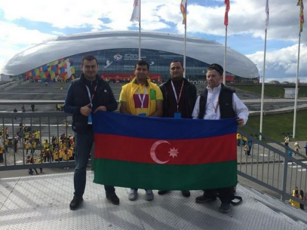 Azərbaycanlı gənclər Soçidə Dünya Gənclər Festivalında iştirak edirlər-FOTO