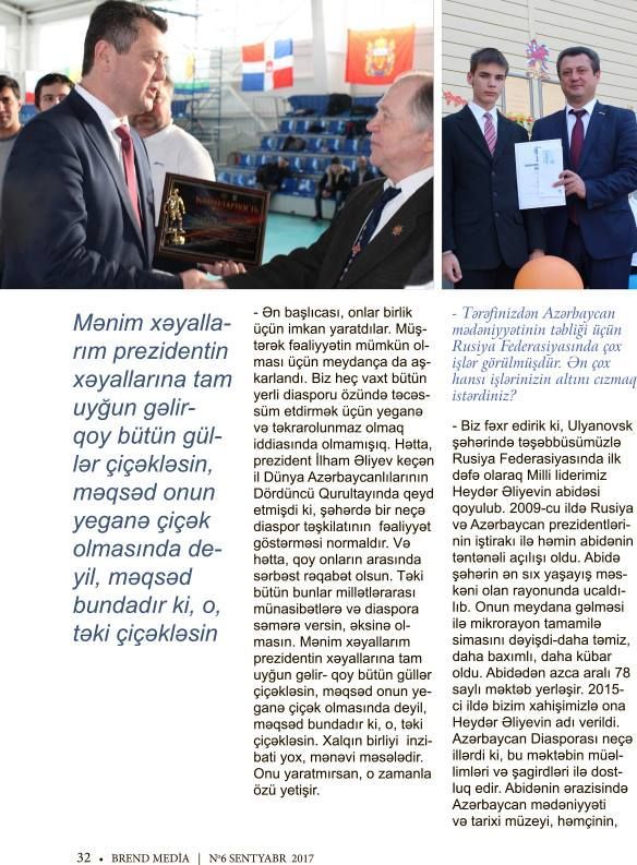"Diaspor fəaliyyətimizə mane olanlara baş qoşmuruq, it hürər, karvan keçər deyirik"