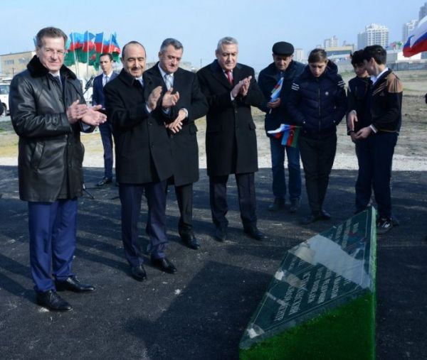 Bakıda Həştərxan Biznes Mərkəzinin təməli qoyulub