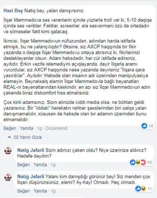 AXCP ilə REAL arasında trol davası - Fotolar
