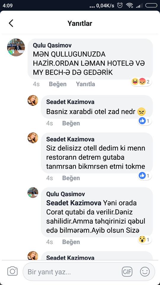 Azərbaycanda direktor müavini qadın müğənnini otelə dəvət etdi — FOTOFAKT (+18)