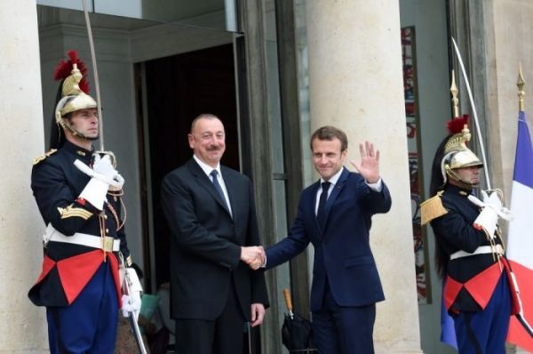 İlham Əliyev Fransa prezidenti ilə görüşüb - FOTOLAR