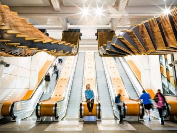 Dünyanın qeyri-adi metro stansiyası - FOTO