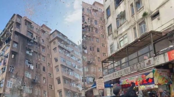 Binadan insanlara pul atan çinli milyonçu həbs edildi - VİDEO