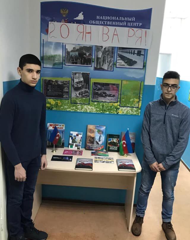 Solikamsk şəhərində 20 Yanvar şəhidləri anılıb - FOTO