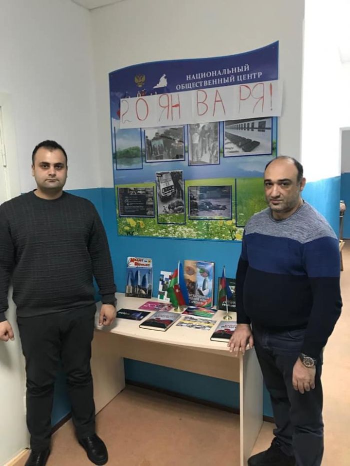 Solikamsk şəhərində 20 Yanvar şəhidləri anılıb - FOTO