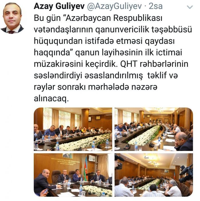 QHT Şurasının təşkilatçılığı ilə ictimai müzakirə aparıldı - FOTO