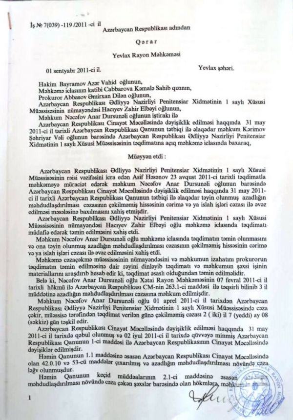 Yevlax Rayon Məhkəməsinin tragikomik “cərimə labirinti”i: “Vaxtında xəbərdarlıq edilsəydi...”