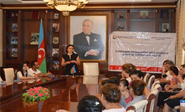 "Cəbhəyanı bölgələrdən olan uşaqlara psixoloji xidmətlərin təşkili” - Layihə