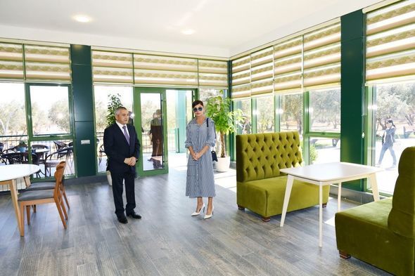 Mehriban Əliyeva Kürdəxanıda - FOTO