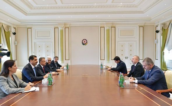 İlham Əliyev Türkiyə vitse-prezidenti ilə görüşüb - FOTO