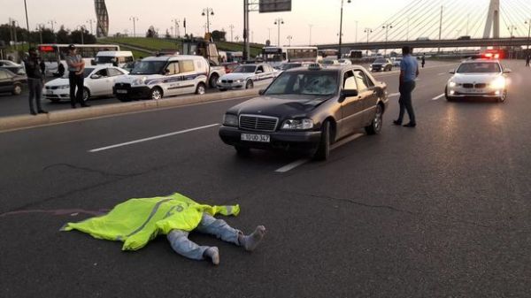 Avtomobilin vurduğu piyada hadisə yerində öldü – FOTO