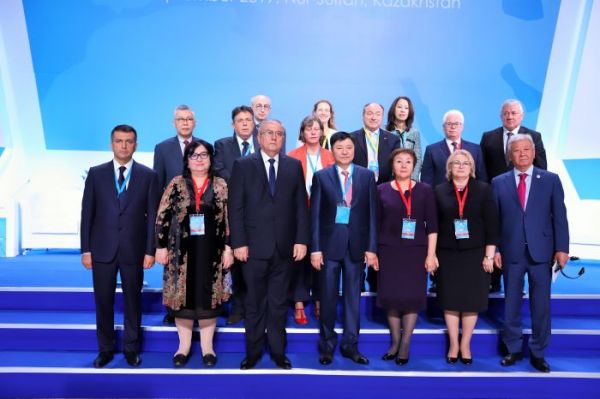 Qazaxıstanda dünyamiqyaslı Beynəlxalq Ədliyyə Forumu keçirildi - FOTO