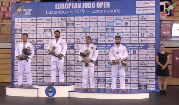 Azərbaycanın ən ağırçəkili cüdoçusu Lüksemburqda qızıl medal qazanıb - FOTO