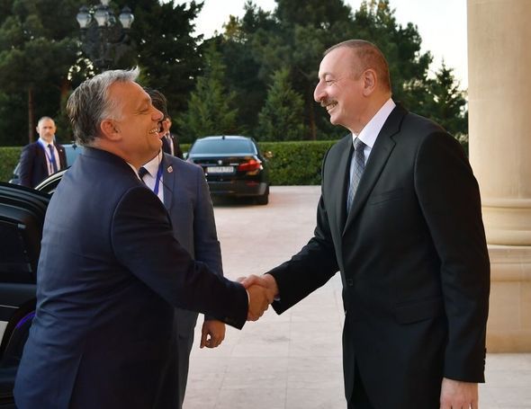 Prezident Macarıstanın Baş Naziri ilə görüşüb - FOTO