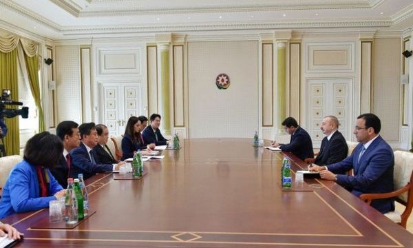 Prezident İlham Əliyev Koreya Milli Assambleyasının sədrini qəbul edib