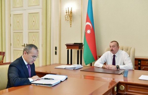 Prezident İlham Əliyev Mikayıl Cabbarovu qəbul edib