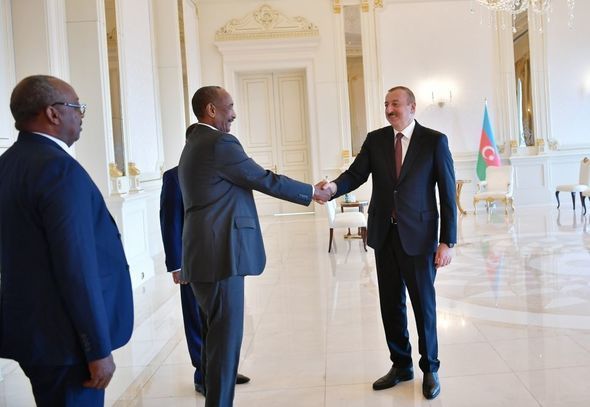 Azərbaycan və Sudan prezidentləri görüşdü - FOTO
