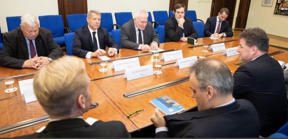 ATƏT sədri Minsk qrupunun həmsədrləri ilə Dağlıq Qarabağı müzakirə etdi - FOTO