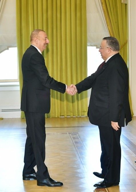 Prezident İlham Əliyev Misirin Nümayəndələr Palatası sədrinin birinci müavinini qəbul edib