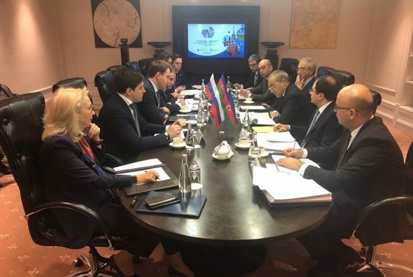 Mikayıl Cabbarov Maksim Oreşkinlə görüşdü - FOTO