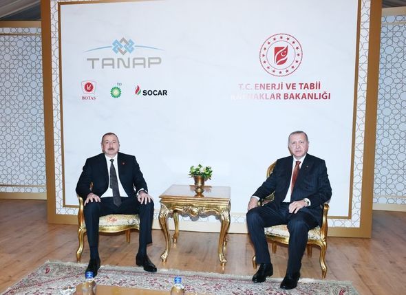 İlham Əliyev və Rəcəb Tayyib Ərdoğanın görüşü olub - FOTO