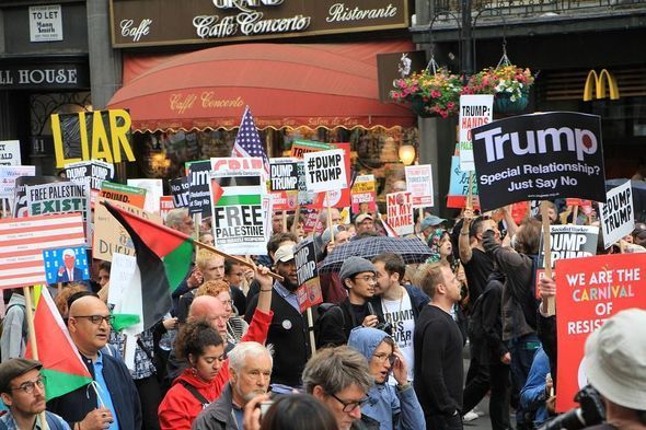 Londonda NATO-ya qarşı nümayiş keçirilib - FOTO