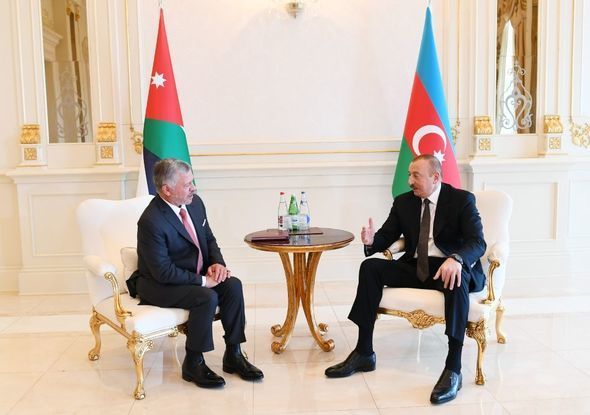 İlham Əliyev və İordaniya Kralının təkbətək görüşü olub - FOTO
