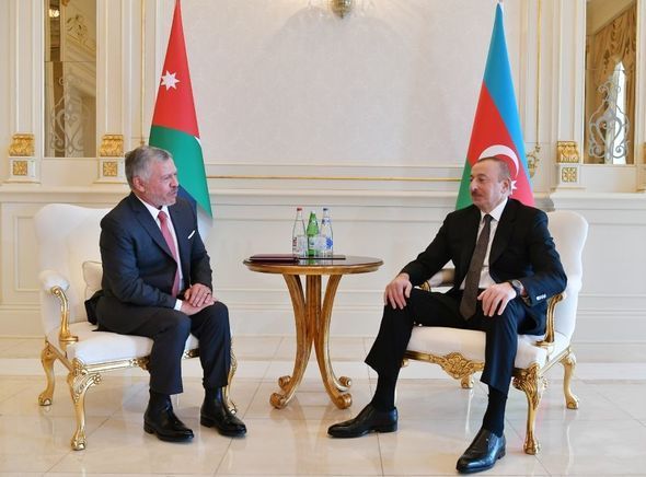 İlham Əliyev və İordaniya Kralının təkbətək görüşü olub - FOTO