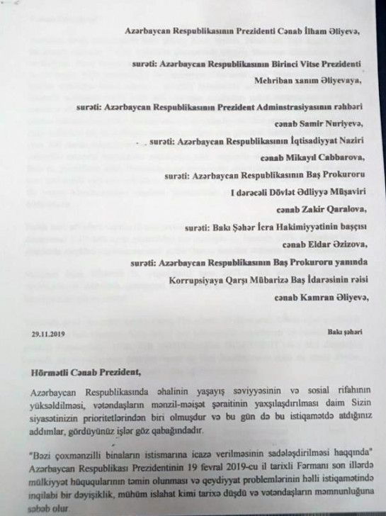İsfəndiyar Axundovun şirkətindən prezidentə ŞİKAYƏT OLUNDU-FOTOLAR