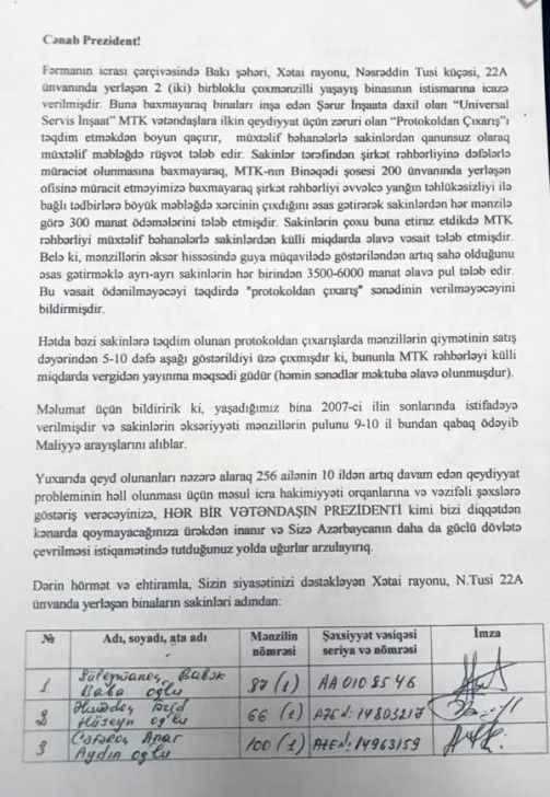 İsfəndiyar Axundovun şirkətindən prezidentə ŞİKAYƏT OLUNDU-FOTOLAR