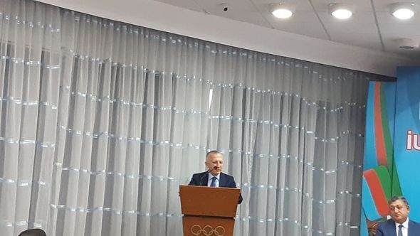 Nadir Nəsibov yenidən Basketbol Federasiyasının prezidenti seçildi - FOTO
