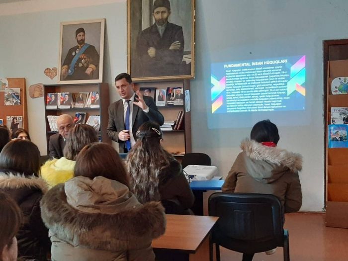 Ombudsmanın Cəlilabad Regional Mərkəzi Beynəlxalq İnsan Hüquqları Günü ilə əlaqədar tədbir keçirib - FOTOLAR