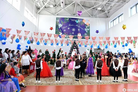 İnternat məktəbində Yeni il şənliyi - FOTO