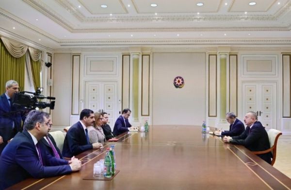 Prezident İlham Əliyev Türkiyənin Ticarət nazirini qəbul edib