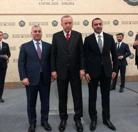 DTX rəisi Türkiyə prezidenti ilə görüşdü - MİT-in yeni binasının açılışında...