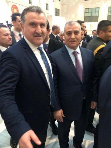 DTX rəisi Türkiyə prezidenti ilə görüşdü - MİT-in yeni binasının açılışında...