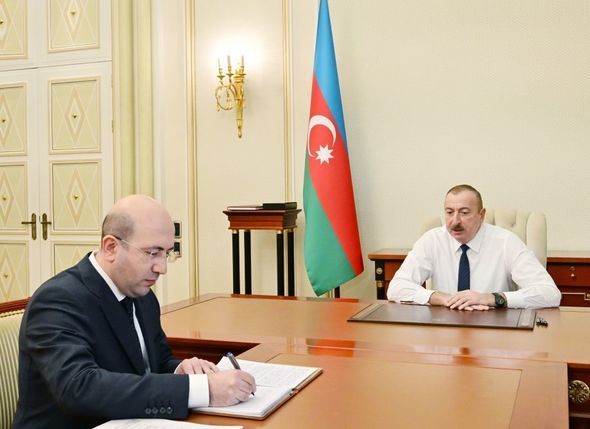 Prezident yeni təyin olunan komitə sədrini qəbul etdi - FOTO