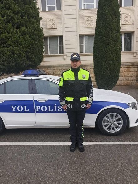 Yol polisi yeni geyimdə - FOTO