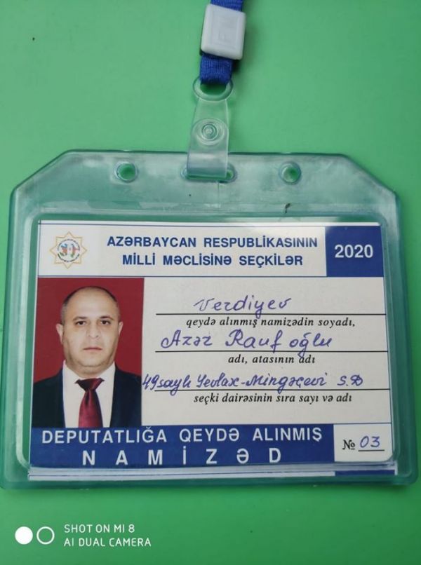 Qlobal Araşdırmalar Liqasının rəhbəri Azər Verdiyevin namizədliyi qeydə alındı – TƏFƏRRÜAT