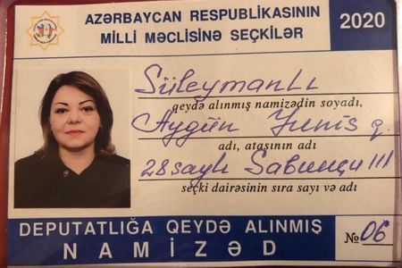 Aygün Muradxanlının deputatlığa namizədliyi qeydə alındı - FOTO