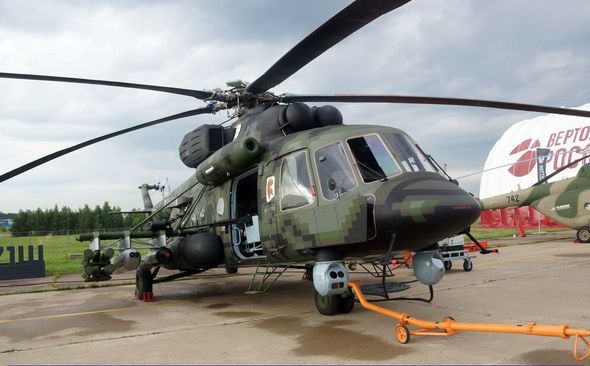 Rusiya “Mi-8” helikopterini “uçan tank”a çevirir - FOTO