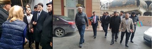 Güloğlan Cabbarov seçicilərlə görüşü Qarabağ küçəsindən başladı-FOTO