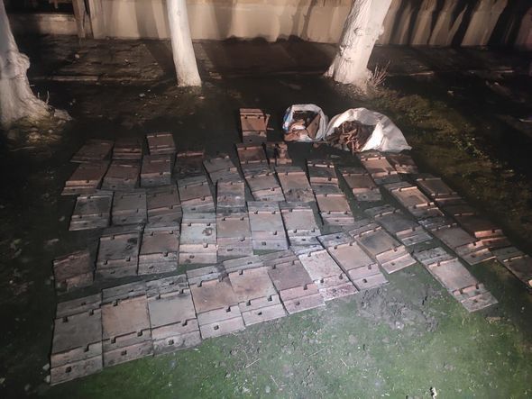 Dəmir yolundan oğurluq edən saxlanıldı - FOTO