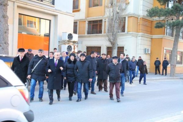 Azay Quliyev seçicilərlə görüşüb