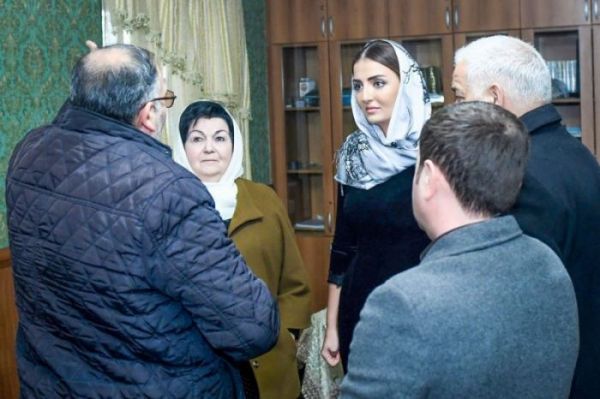 Könül Nurullayevanın seçicilərlə görüşünə Rövnəq Abdullayev də qatıldı — FOTOLAR