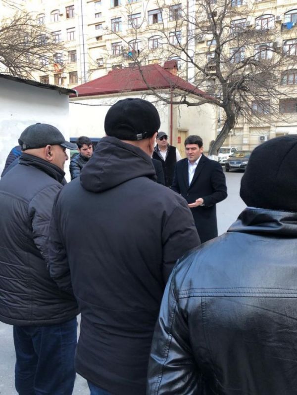 Güloğlan Cabbarovun seçicilərlə görüşü davam edir-FOTO