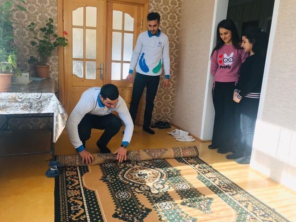 “Könüllü qonaq” Qax, İsmayıllı və Xaçmazda - FOTO